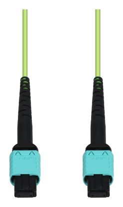 AddOn Networks ADD-MPOMPO-1M5OM5P InfiniBand/fibre optic cable 39.4" (1 m) MPO OFNP Aqua color, Lime1