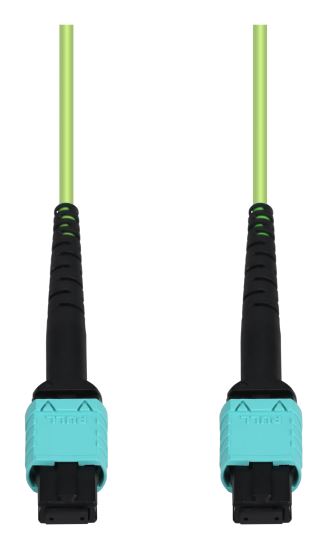 AddOn Networks ADD-MPOMPO-1M5OM5P InfiniBand/fibre optic cable 39.4" (1 m) MPO OFNP Aqua color, Lime1