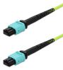 AddOn Networks ADD-MPOMPO-1M5OM5P InfiniBand/fibre optic cable 39.4" (1 m) MPO OFNP Aqua color, Lime2