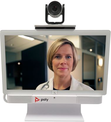 POLY TELEHEALTH STATION TETHERED / HANDHELD CONTROLLER AND TETHERED CABLE. TO RE1