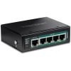 Trendnet TI-B541 network switch Unmanaged Gigabit Ethernet (10/100/1000) Power over Ethernet (PoE) Black1