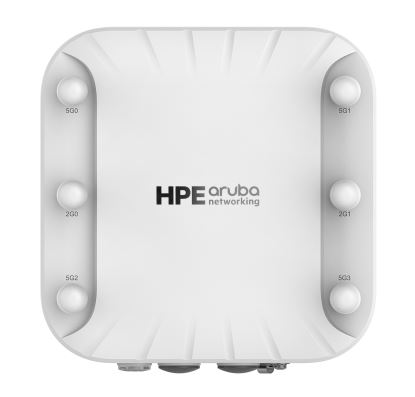 HPE Aruba Networking AP-518 (EG) Dual Radio 4x4/2x2 Wi-Fi 6 6xRPSMA Connectors Hardened AP1