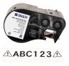 Brady M4C-1000-595-WT-BK printer label Black, White Self-adhesive printer label1