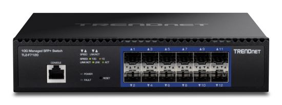 Trendnet TL2-F7120 network switch Managed 1U Black1