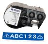 Brady M4C-1000-595-BL-WT printer label Blue, White Self-adhesive printer label1