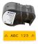 Brady M5C-1500-595-YL-BK printer label Black, Yellow Self-adhesive printer label1