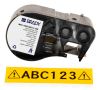 Brady M4C-1000-595-YL-BK printer label Black, Yellow Self-adhesive printer label1