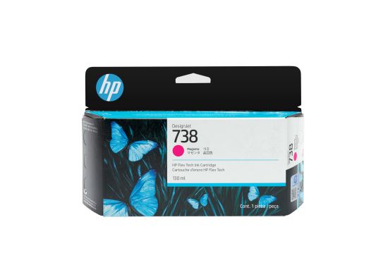 HP 738 130-ml Magenta DesignJet Ink Cartridge1