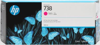 HP 738 300-ml Magenta DesignJet Ink Cartridge1