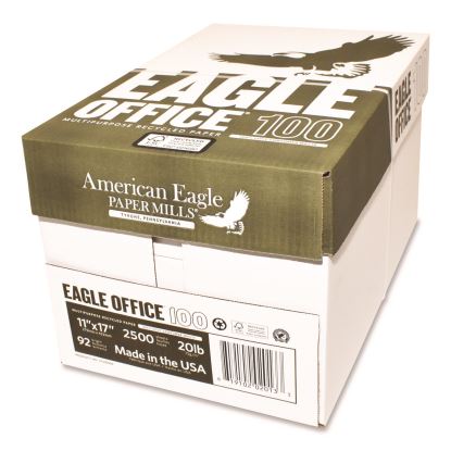 Recycled Multipurpose Paper, 92 Bright, 20 lb Bond Weight, 11 x 17, White, 500/Ream, 5 Reams/Carton1