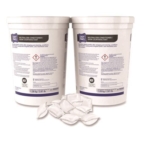 Neutralizer Conditioner/Odor Counteractant, Unscented, 0.5 oz Packets, 90/Tub1
