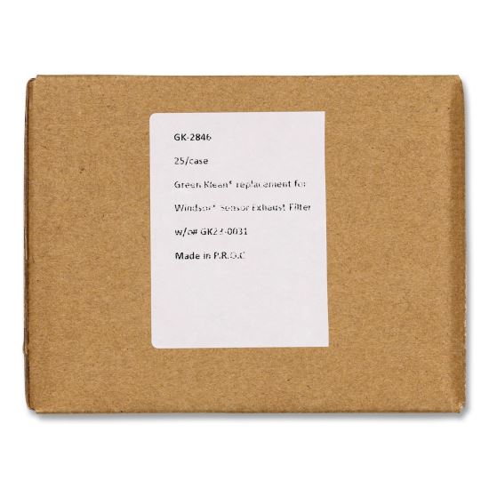 GK-2846 Replacement Exhaust Filter, 25/Carton1