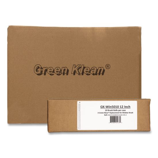 Gk-Win5010 12" Replacement Brush Roll, Tan/Black, 10/Carton1