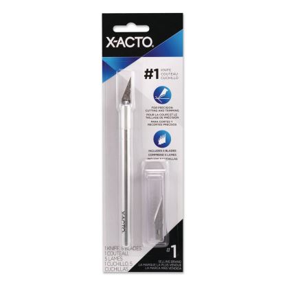 No. 1 Precision Knife, 1 Knife with 5 Blades/Pack1