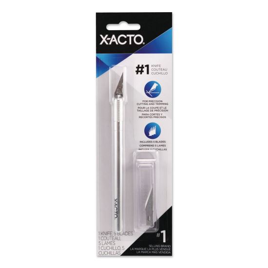No. 1 Precision Knife, 1 Knife with 5 Blades/Pack1