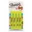 Tank Style Highlighters, Fluorescent Yellow Ink, Chisel Tip, Yellow Barrel, 4/Carton1