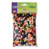 Pony Beads, Plastic, 0.24" x 0.35", Assorted Bright Hues, 1,000/Pack1