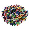 Pony Beads, Plastic, 0.24" x 0.35", Assorted Bright Hues, 1,000/Pack2