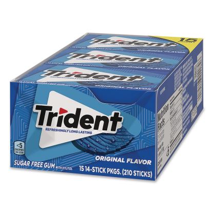 Sugar-Free Gum, Original Mint, 14 Sticks/Pack, 15 Packs/Carton1