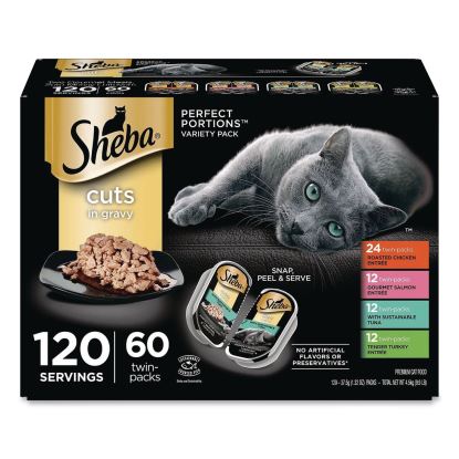 Perfect Portions Variety Twin Packs, Assorted Flavors, 1.32 oz Can, 60/Carton1