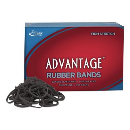 Multi-Purpose Rubber Band, Size 30, 0.04" Gauge, Black, 1 lb Box, 1,150 Bands/Box1