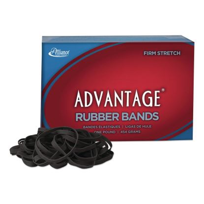 Advantage Classic Black Rubber Bands, Size 64, 0.04" Gauge, 1 lb Box, 320/Box1