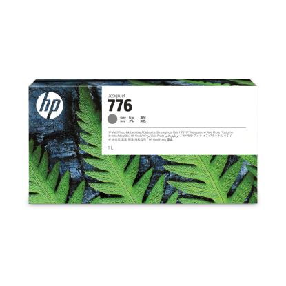 HP 776 (1XB05ACT) Gray Original DesignJet Ink Cartridge, 6/Carton1