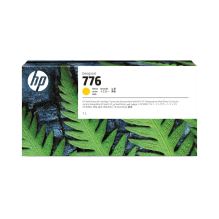 HP 776 (1XB08ACT) Yellow Original DesignJet Ink Cartridge, 6/Carton1