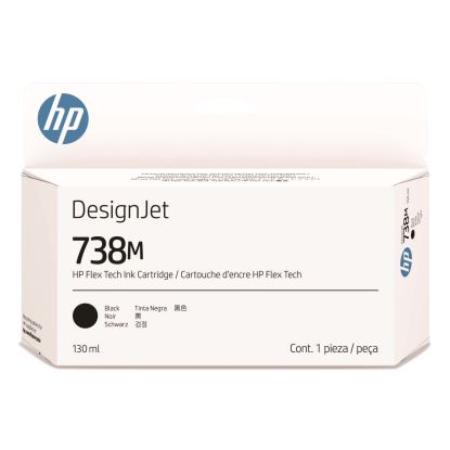 HP 738M (A24VLACT) Black Original DesignJet Ink Cartridge, 20/Carton1