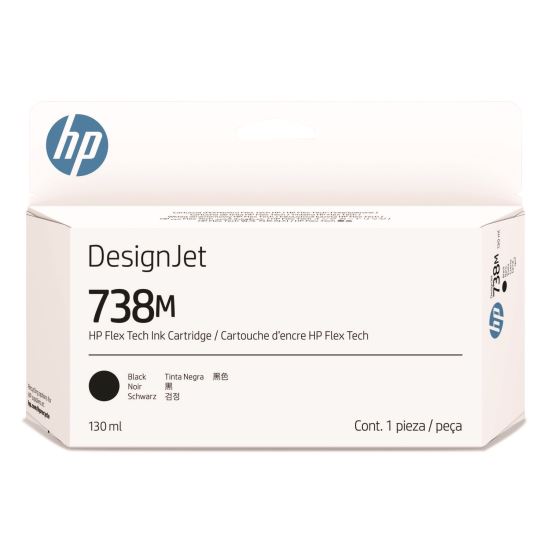 HP 738M (A24VLACT) Black Original DesignJet Ink Cartridge, 20/Carton1