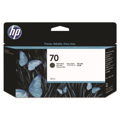 HP 70 (C9448ACT) Matte Black Original DesignJet Ink Cartridge, 20/Carton1
