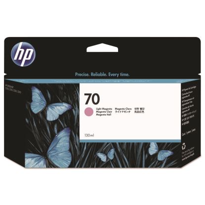 HP 70 (C9455ACT) Light Magenta Original DesignJet Ink Cartridge, 20/Carton1