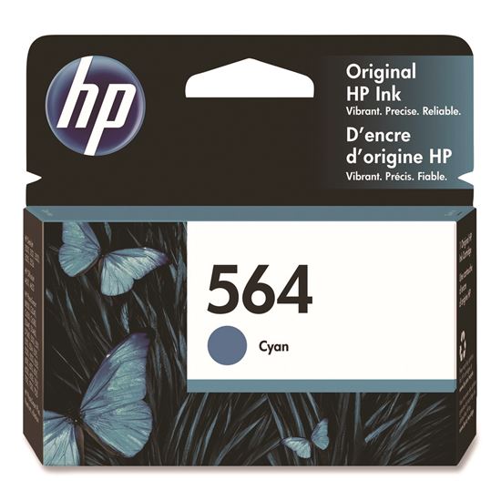 HP 564, (CB318WN) Cyan Original Ink Cartridge, 24/Carton1