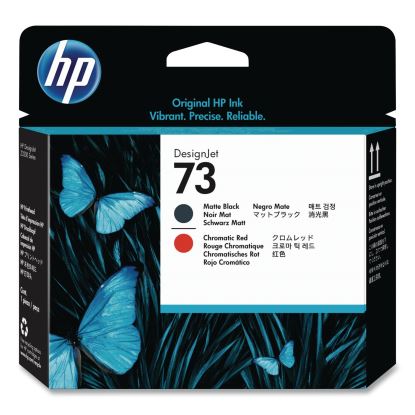 HP 73 (CD949ACT) Chromatic Red/Matte Black Printhead, 24/Carton1