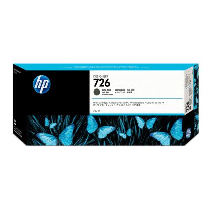 HP 726, (CH575A) Matte Black Original Ink Cartridge, 5/Carton1