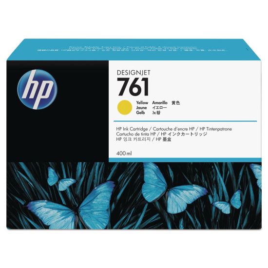 HP 761, (CM992A) Yellow Original Ink Cartridge, 10/Carton1