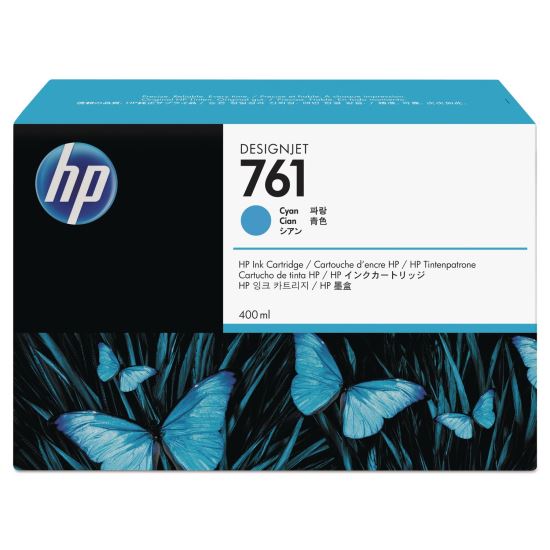 HP 761, (CM994A) Cyan Original Ink Cartridge, 10/Carton1