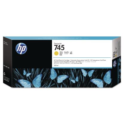 HP 745, (F9K02A) Yellow Original Ink Cartridge, 5/Carton1