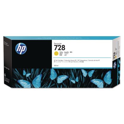 HP 728, (F9K15A) Yellow Original Ink Cartridge, 5/Carton1