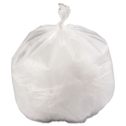 High-Density Commercial Can Liners, 33 gal, 11.94 mic, 33" x 39", Natural, Interleaved Roll, 25 Bags/Roll, 6 Rolls/Carton1