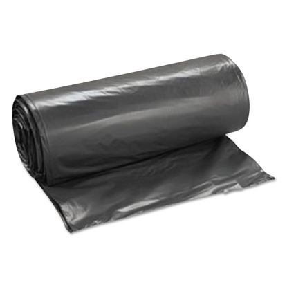 Low-Density Commercial Can Liners, 45 gal, 1.15 mil, 40" x 46", Black, Interleaved Roll, 30 Bags/Roll, 4 Rolls/Carton1