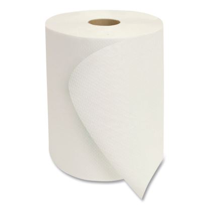 Morsoft Universal Roll Towels, 1-Ply, 8" x 1,000 ft, White, 6 Rolls/Carton1