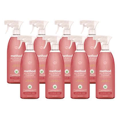 All Surface Cleaner, Pink Grapefruit, 28 oz Spray Bottle, 8/Carton1