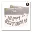 Happy Birthday Balloon Garland with 13 Letter Balloons, 19.6 ft Cotton Cord, Inflation Straw, 2/Box1