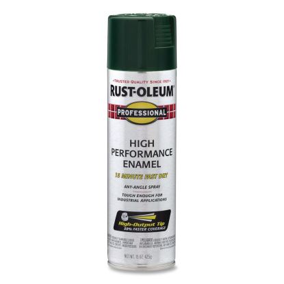 Professional Spray Paint, Gloss Hunter Green, 15 oz Aerosol Can, 6/Carton1