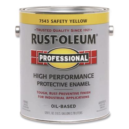 High Performance Protective Enamel Paint, Gloss Safety Yellow, 1 gal Bucket/Pail, 2/Carton1