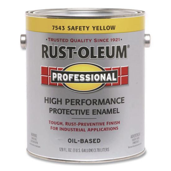 High Performance Protective Enamel Paint, Gloss Safety Yellow, 1 gal Bucket/Pail, 2/Carton1