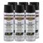 Professional Spray Paint, Flat Black, 15 oz Aerosol Can, 6/Carton1