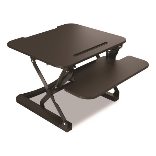 FlexFit Manual Adjustable Desk Converter, 26.7 x 30.8 x 5.9 to 19.6, Black1