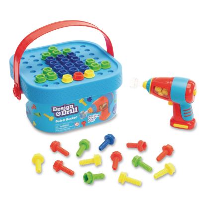 Design and Drill Bolt-It Bucket, Ages 3 to 7, 53 Pieces1